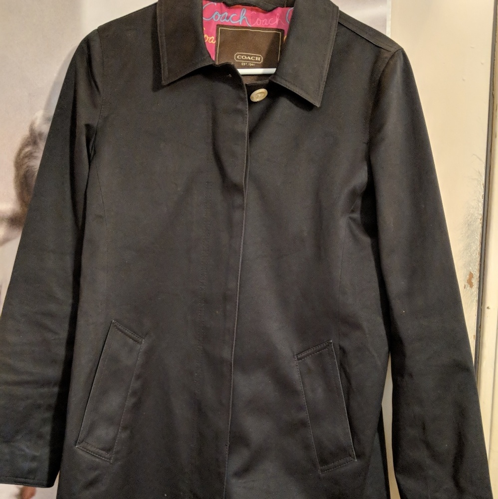 Women's Coach Authentic Button Down Coat